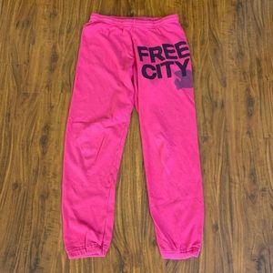 Pink Free city sweatpants
